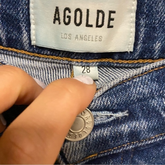 AGOLDE | Nico Mid Rose Slim Jeans In Betray Wash Size 28 - Picture 4 of 8